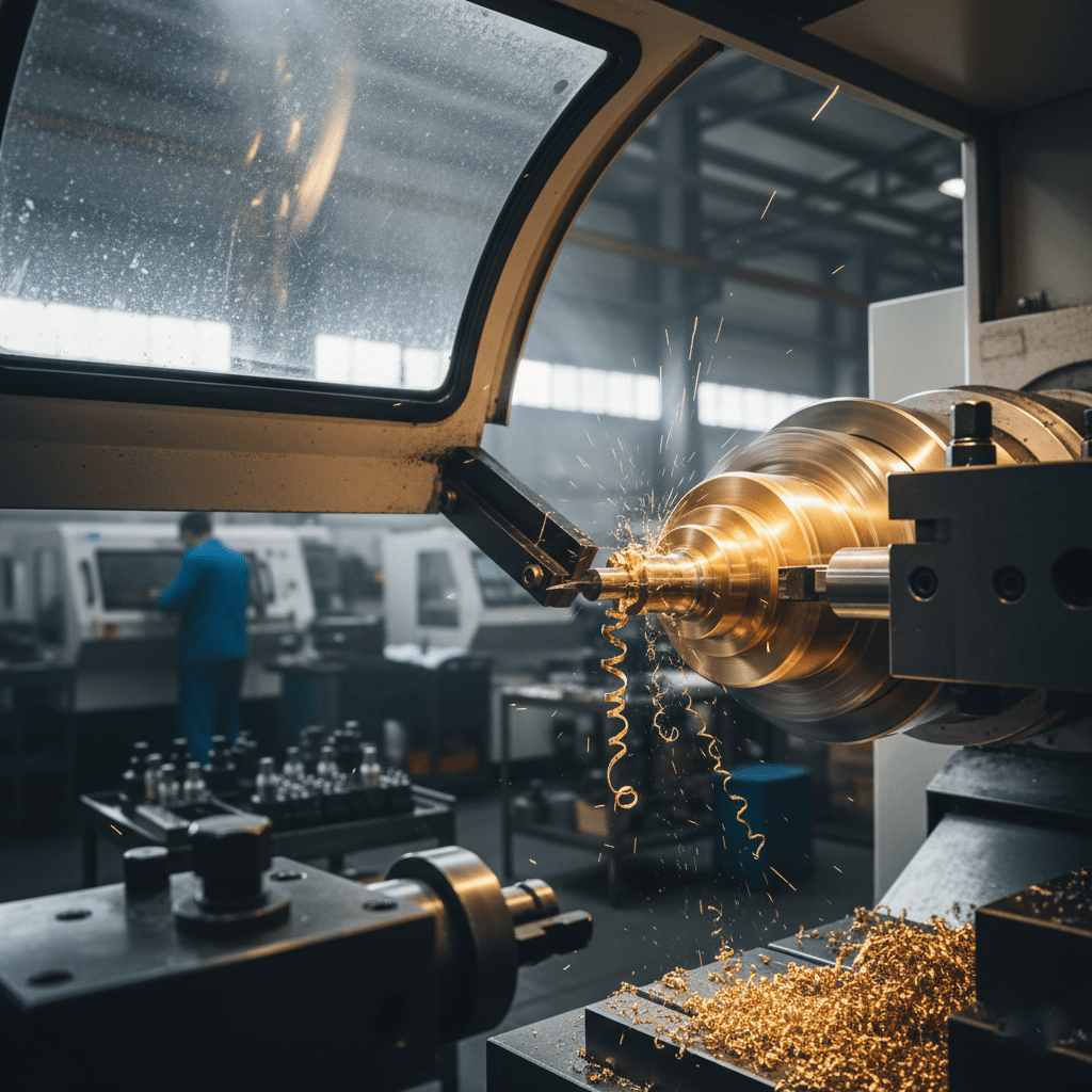 เครื่องกลึงทองเหลือง